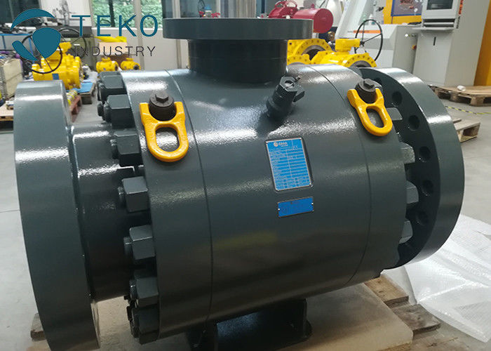 buy DBB Anti - Static MSSP Flanged Ball Valve / Trunnion Mounted Ball Valve online manufacturer