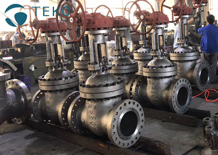 buy High Pressure Flexible Wedge Flanged Gate Valve Cast Steel For WOG online manufacturer