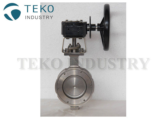 China High Performance Two Offset High Pressure Butterfly Valve With API607 Fire Safe factory