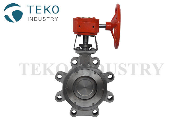 China Fire Safe Design Double Offset Butterfly Valve With Worm Gear 16&quot; ~ 144&quot; Port Size factory