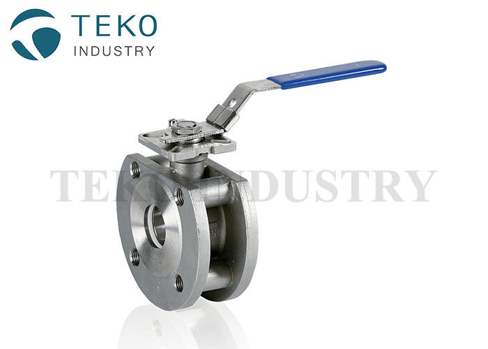 buy Stainless Steel One Piece Wafer Type Reduced Bore Ball Valve Class 150 For WOG online manufacturer