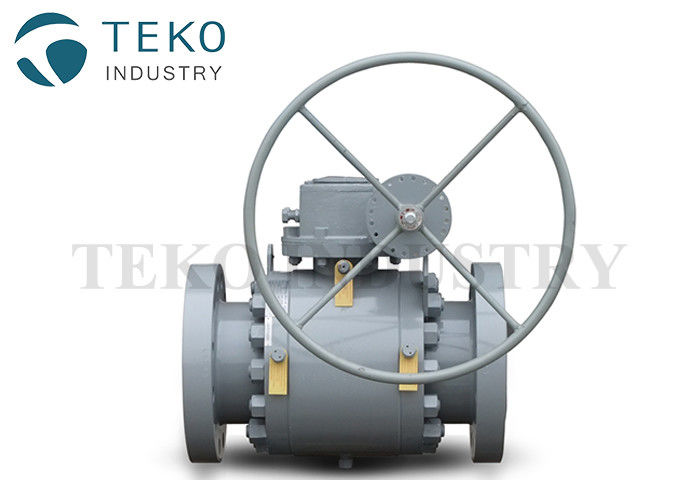 buy High Pressure Trunnion Mounted Flange End Ball Valve With Reduced Bore online manufacturer