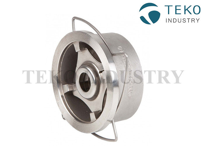 buy Investment Cast Stainless Steel Spring Loaded Wafer Type Non Slam Check Valve online manufacturer