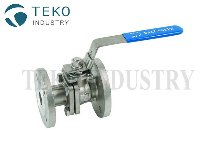 buy PN16 Two Pieces Stainless Steel 4 Flanged Ball Valve With ISO 5211 Mounting online manufacturer