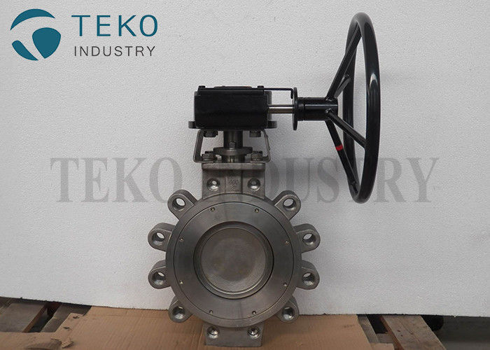 Fire Safe CF8 SS 4 Inch High Performance Butterfly Valves Hydraulic Actuation