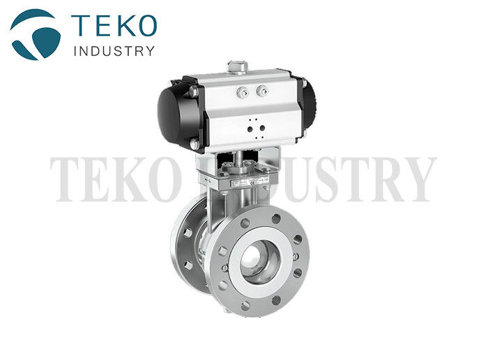 buy Metal Seated V Notch DN 1/4″ Pneumatic Ball Valve online manufacturer