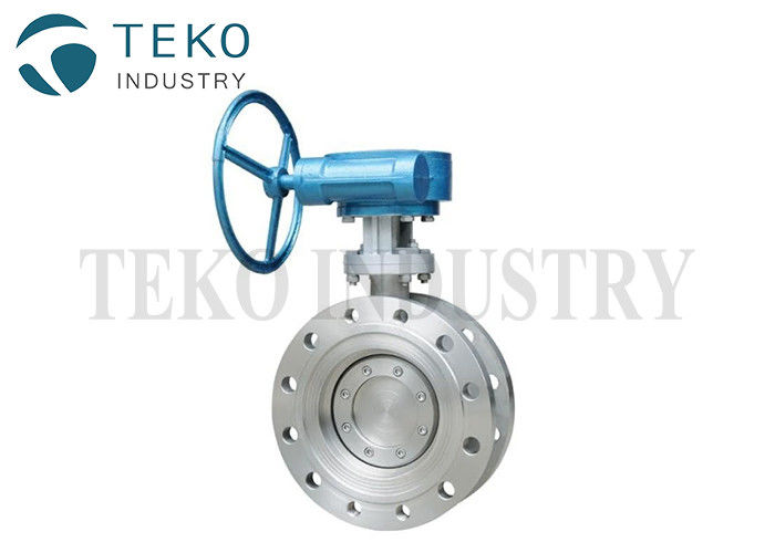 buy Laminated Seat Ring Triple Eccentric Class 150 SS Butterfly Valve online manufacturer