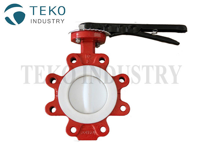buy Manual Lug End ANSI 150Lb PTFE Lined Butterfly Valve online manufacturer