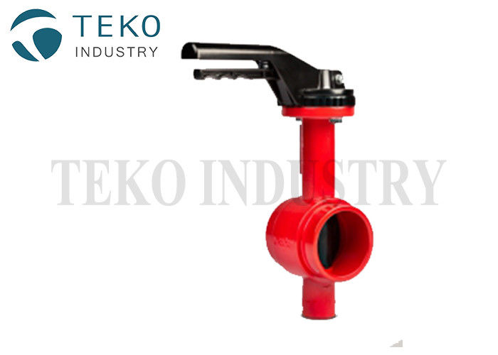 buy Bi - Directional Seal Fire Safe 2&quot; 12&quot; Grooved Butterfly Valve online manufacturer