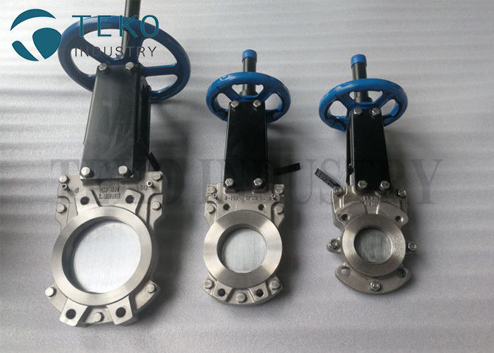 buy Stainless Steel Split Body Full Guided Slurry Knife Valve online manufacturer