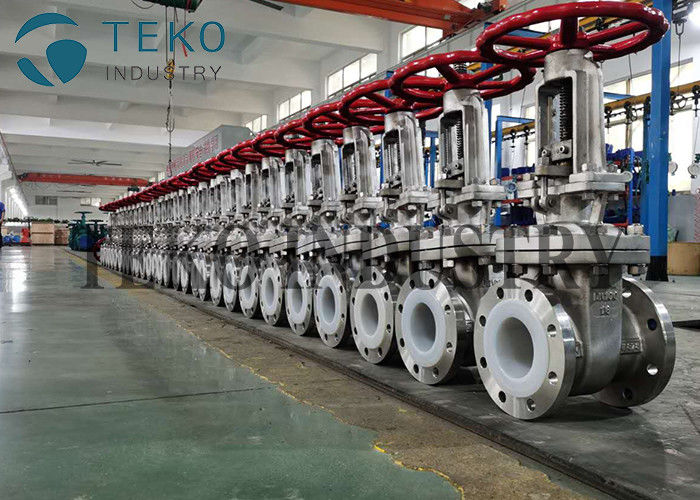 buy Handwheel Operated ASME PN25 PFA Lined Gate Valve online manufacturer