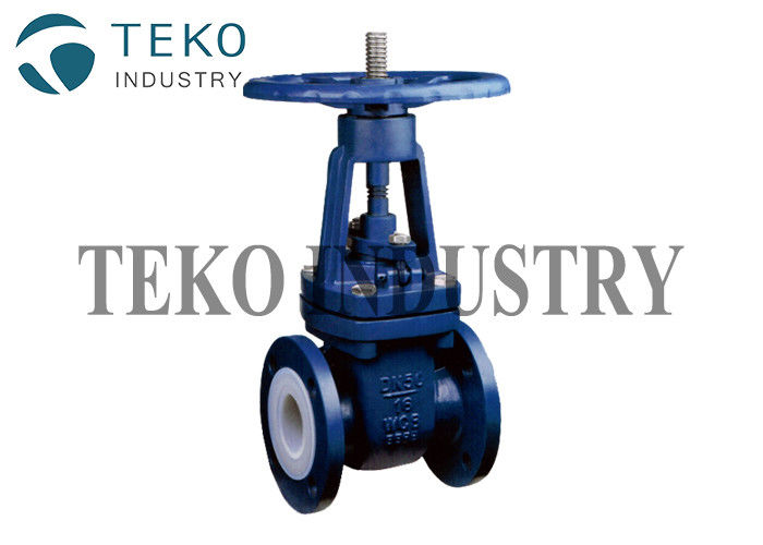 buy Carbon Steel Rising Stem PN10 PTFE Lined Valves online manufacturer