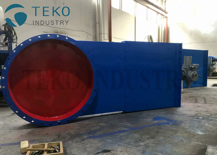 buy Custom Fabricated Steel Bonneted Packing Gland Knife Valve online manufacturer