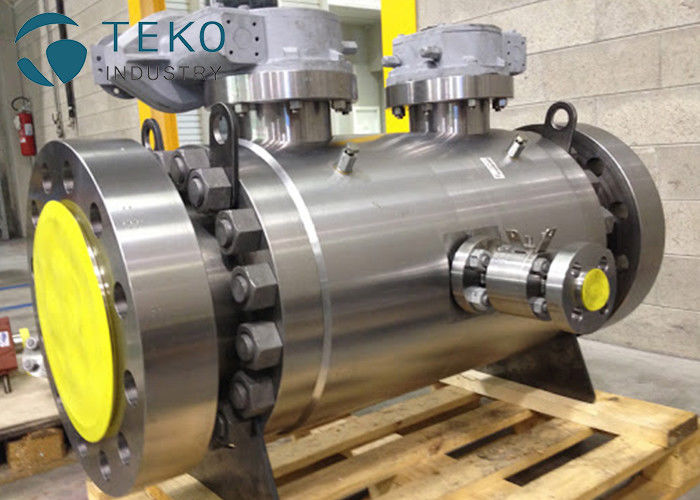 buy High Pressure DBB Trunnion DN 200 Flanged End Ball Valve online manufacturer