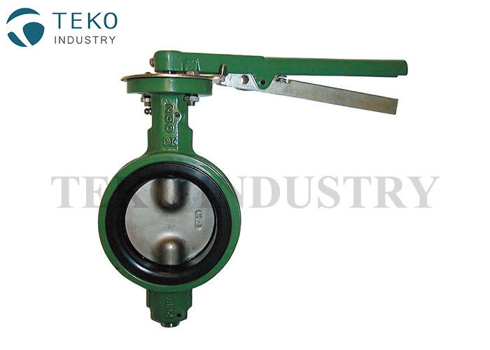 China Two Piece Shaft Wafer API6009 Butterfly Valve Concentric For Water Works factory