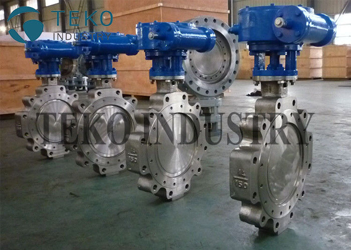 China 900Lb Wafer Lug Triple Eccentric Butterfly Valve For Sugar Slurry factory