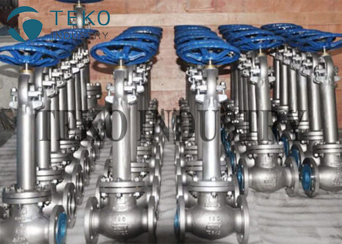 China Manual Low Temperature Steel Cryogenic Globe Valve With Extension Stem factory