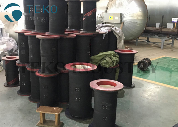 China Handmade Fibercord Reinforced Sleeves Replaceable For Red Pinch Valve factory