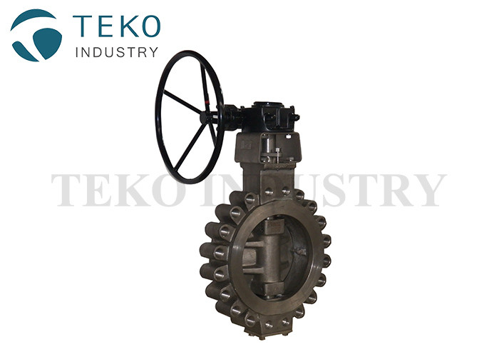 buy Gear Op Two Offset Hastelloy High Performance Butterfly Valves 6 Wafer online manufacturer