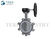 NBR Liner API609 Butterfly Valve , Stainless Steel Butterfly Valve With Long Cycle