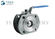 Wafer Short Pattern SS Ball Valve Flange Type WCB Material With Space Saving Structure