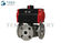 L / T Port Three Way Soft Seated Ball Valve Multifunctional Wiith ISO 5211 Mounting Pad
