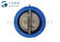 PN10 Duo Plate Wafer Check Valve For Water Works Cast Iron Body SS Disc