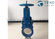 Standard Pressure Knife Valve Soft Seated GG25 Body Semi Lug End
