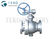 WCB Flanged Ball Valve / Worm Gear Operation ANSI Flange End Side Entry Ball Valve
