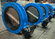 Rubber Resilient Seat Flange End Butterfly Valve EN593 U Type With SS Shaft Pin