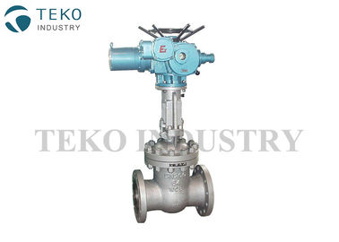 Electric Actuated / Motor Operated Gate Valve Hard Faced Pipeline With Simple Structure
