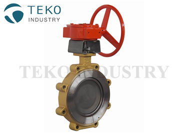 Double Eccentric High Temperature Butterfly Valves With Lug Wafer End CE Certificate