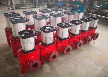 Pneumatic Actuated Viton Sleeve Slurry Pinch Valve For Mining Nonstandard